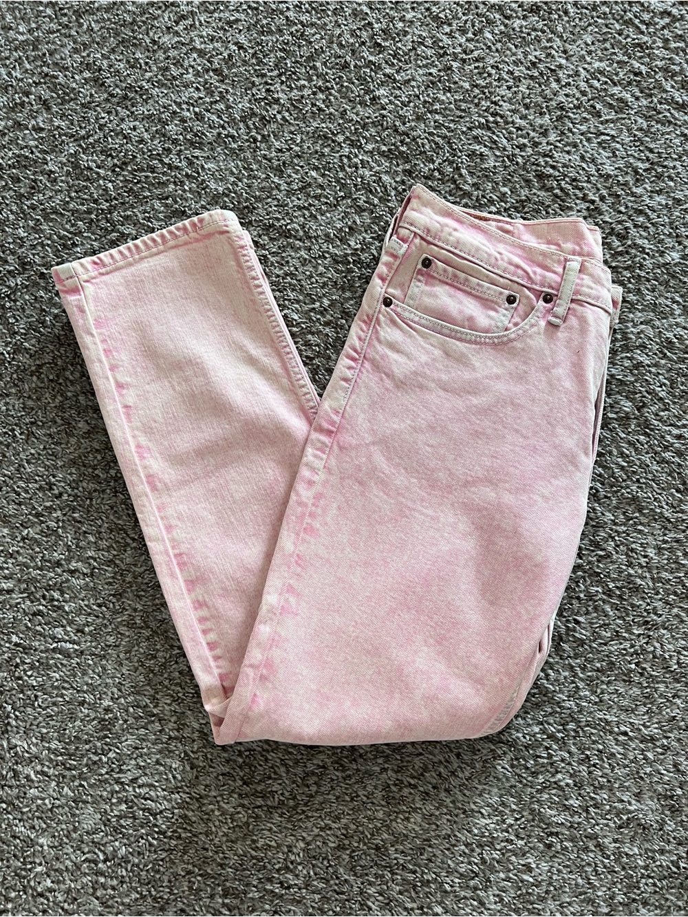 NWOT Mens Levi's 511 Pink Straight-Leg Jeans - Picture 2 of 7